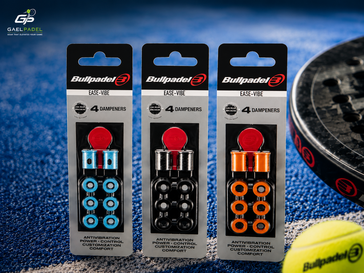 Gael Padel Ease-Vibe Dampeners – 3 Colours