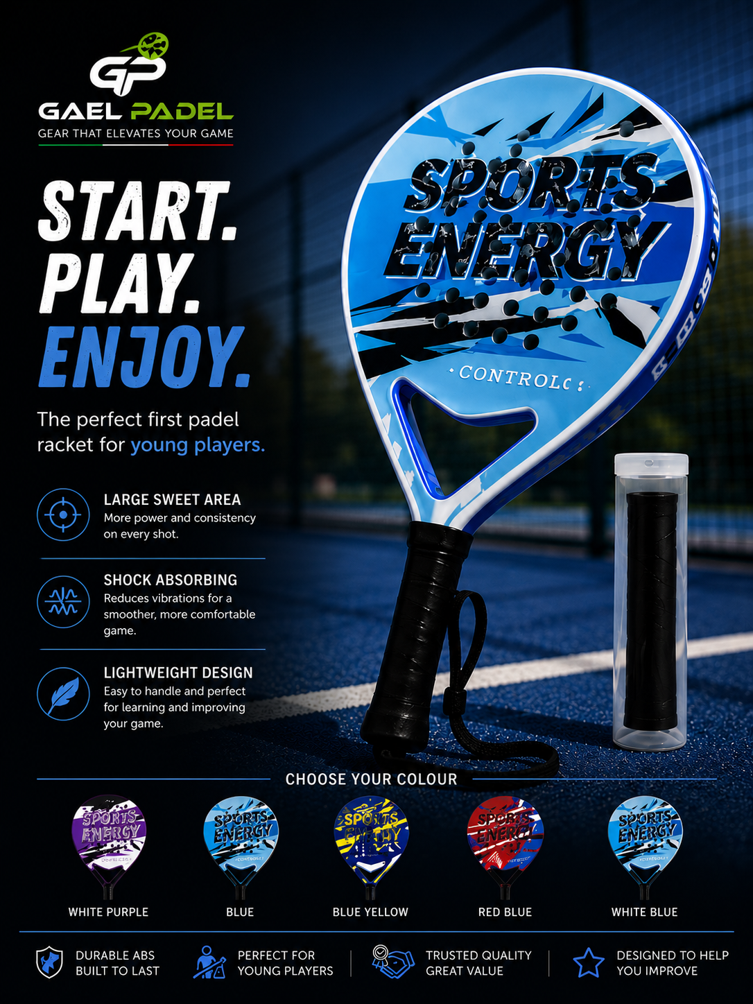 Junior Padel Racket – Built for Young Players