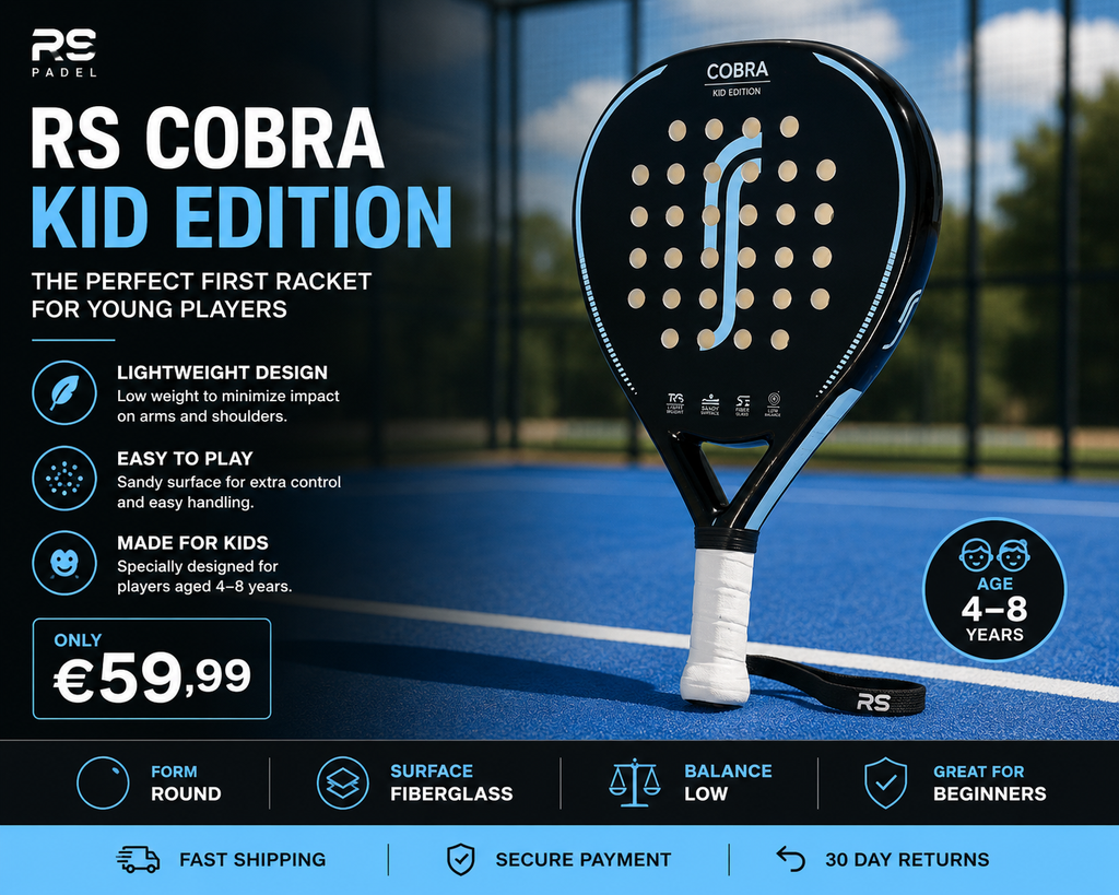 RS Cobra Kid Edition Padel Racket – Blue