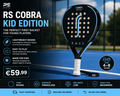 RS Cobra Kid Edition Padel Racket – Blue