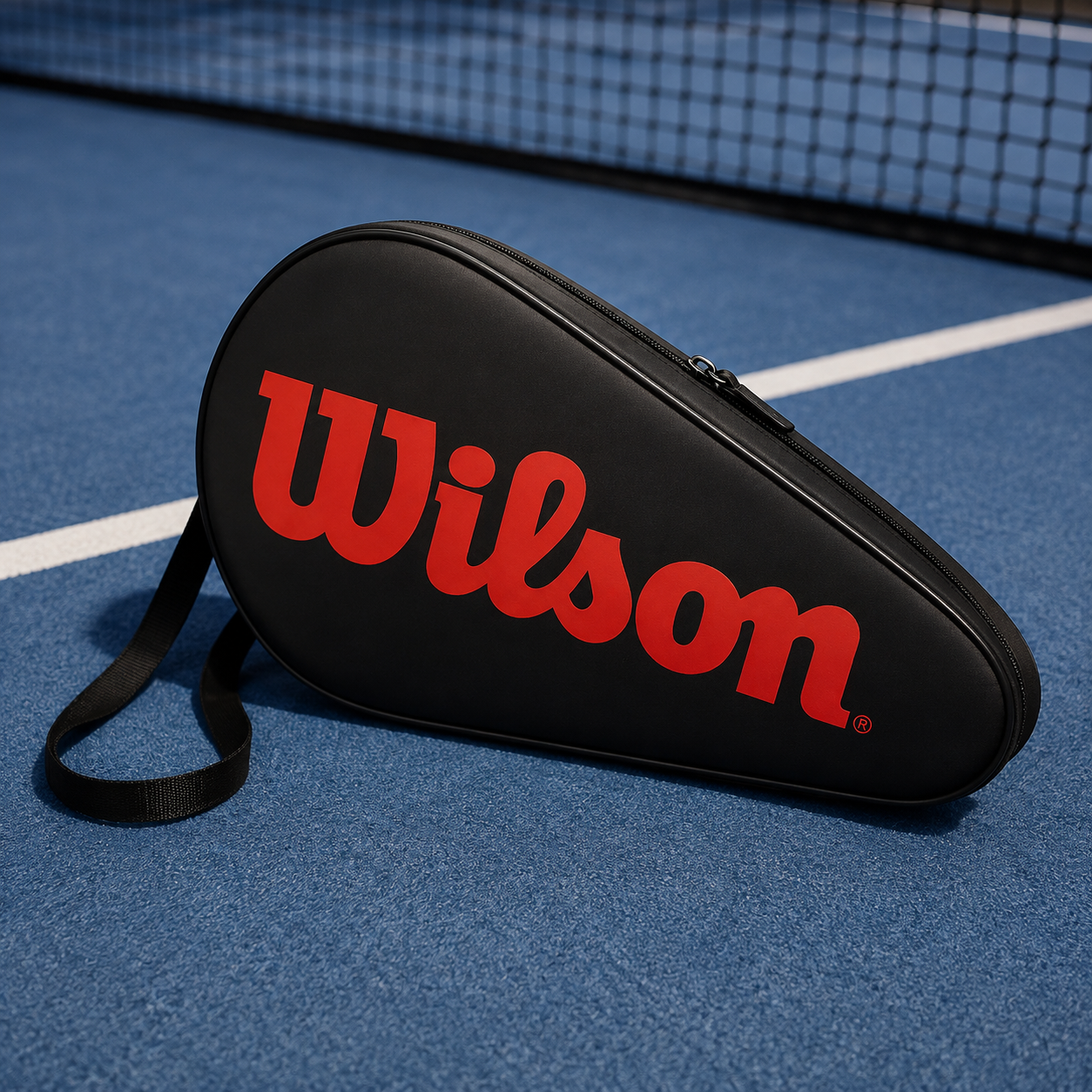 Wilson Padel Racket Cover – Black & Red