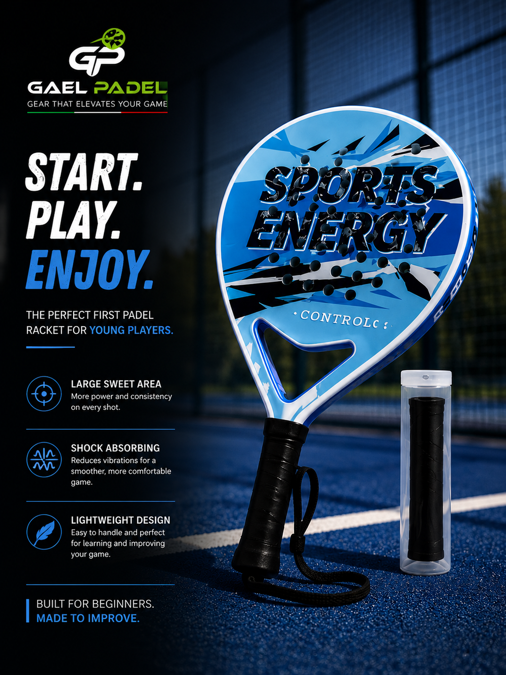 Junior Padel Racket – Built for Young Players
