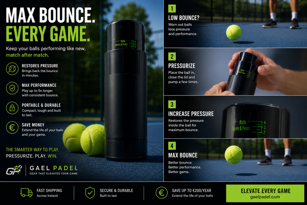 Gael Padel Bounce Tube – Keep the Bounce Alive
