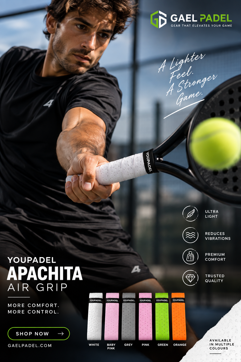 YouPadel Apachita Air Grip – Premium Padel Overgrip