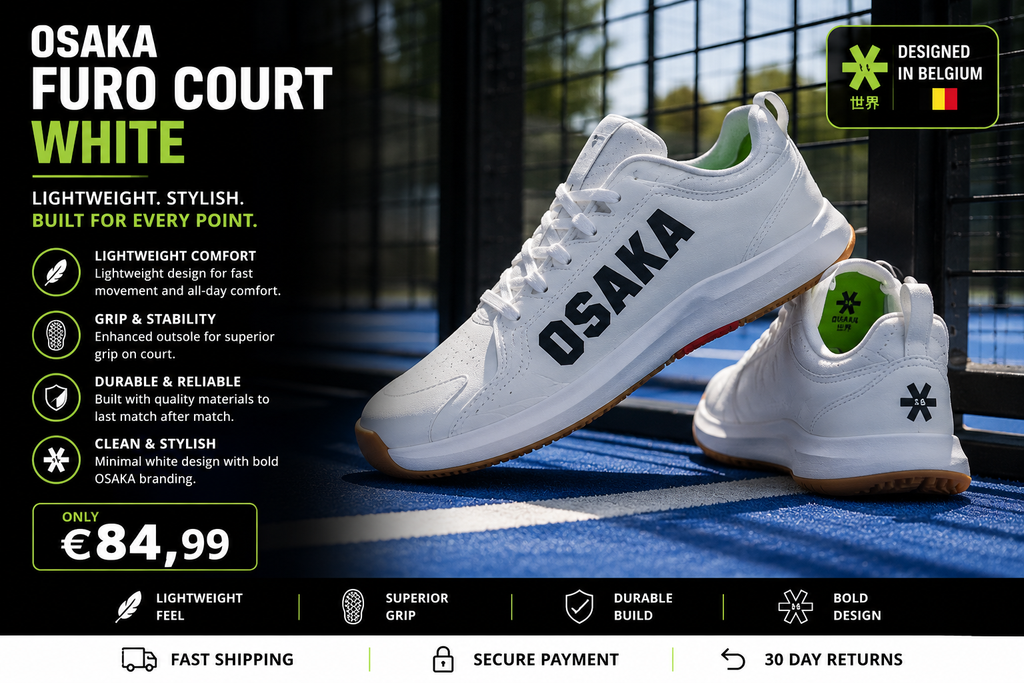 OSAKA Furo Court White – Padel Shoes