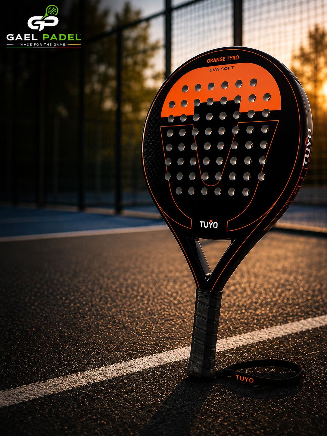 TUYO Orange Tyro Padel Racket | Power & Precision