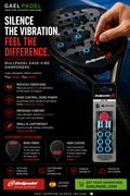 Gael Padel Ease-Vibe Dampeners – 3 Colours