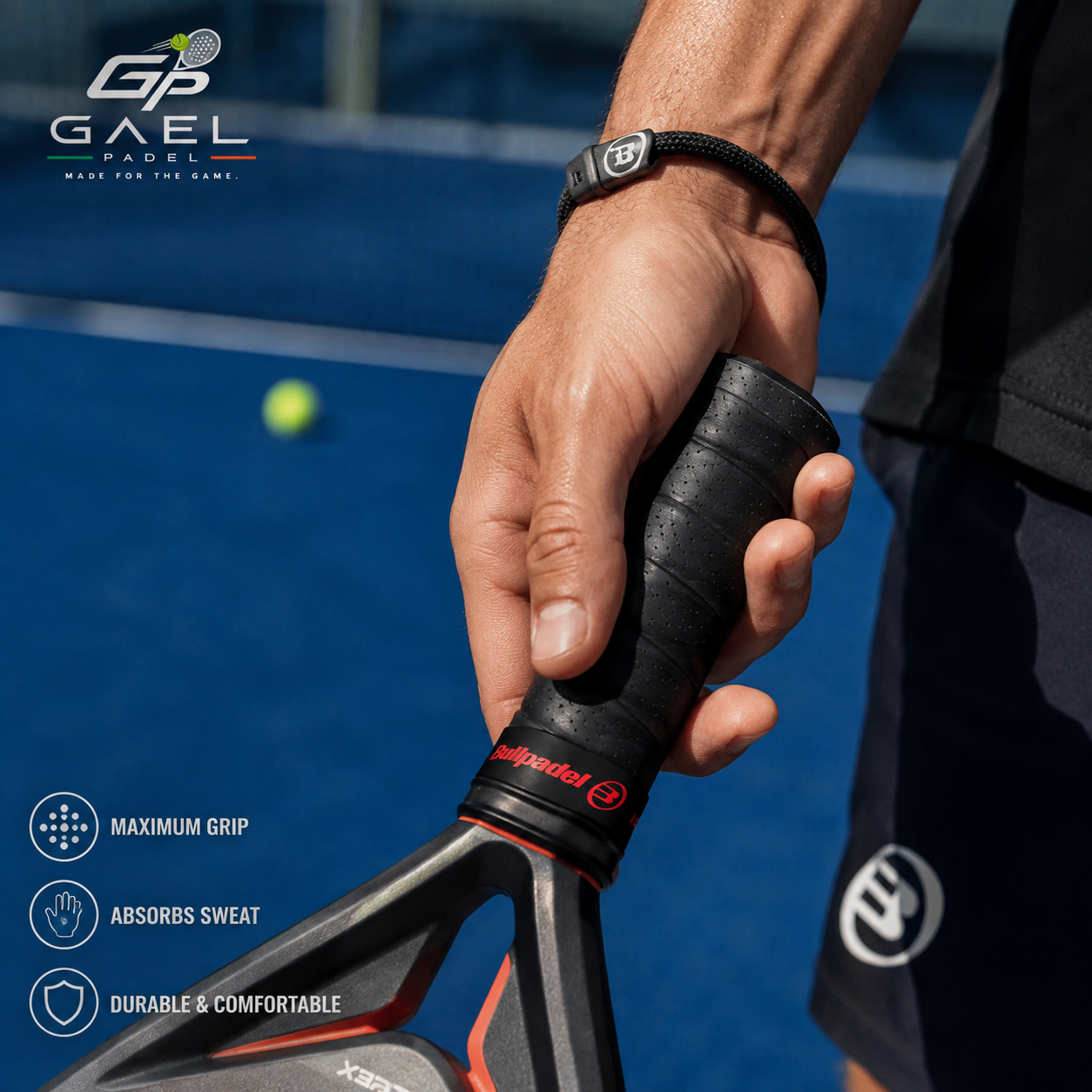 Bullpadel Overgrip Perforado – 3 Pack
